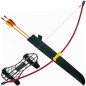 Preview: Ek-Archery youth bow set CRUSADER 140 cm, 15 lbs, with 2 arrows and accessories